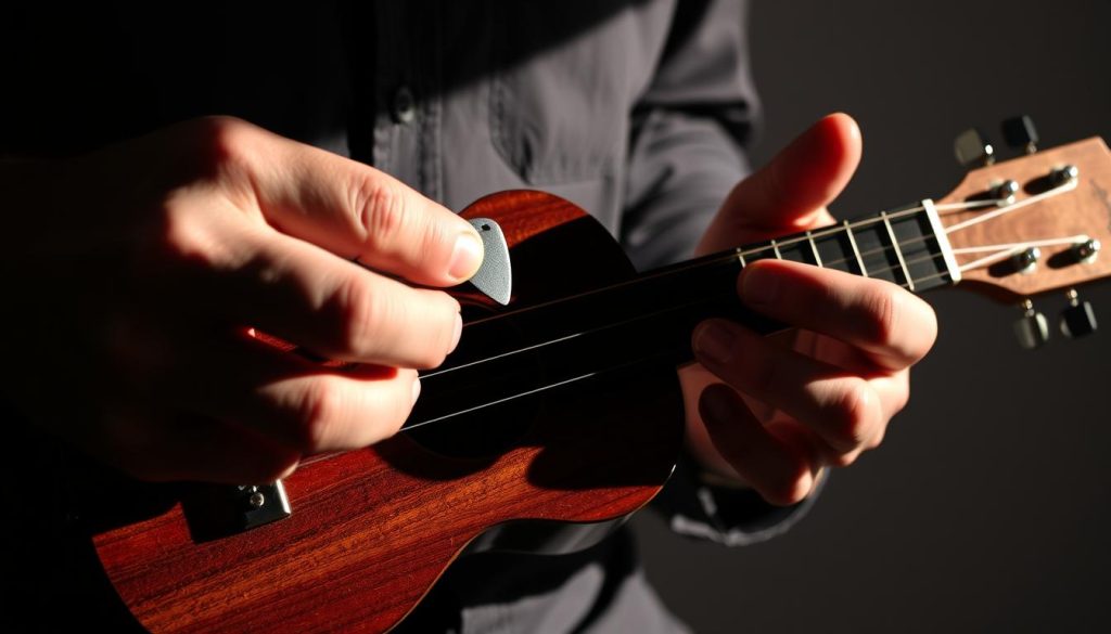 technique médiator ukulélé