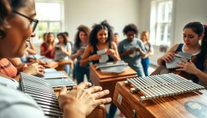 Exercices de rythme au kalimba : progresser sans partition